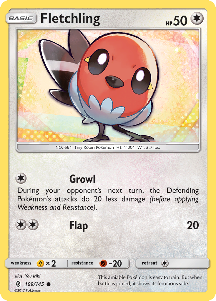 Fletchling (109/145) [Sun & Moon: Guardians Rising] | Anubis Games and Hobby