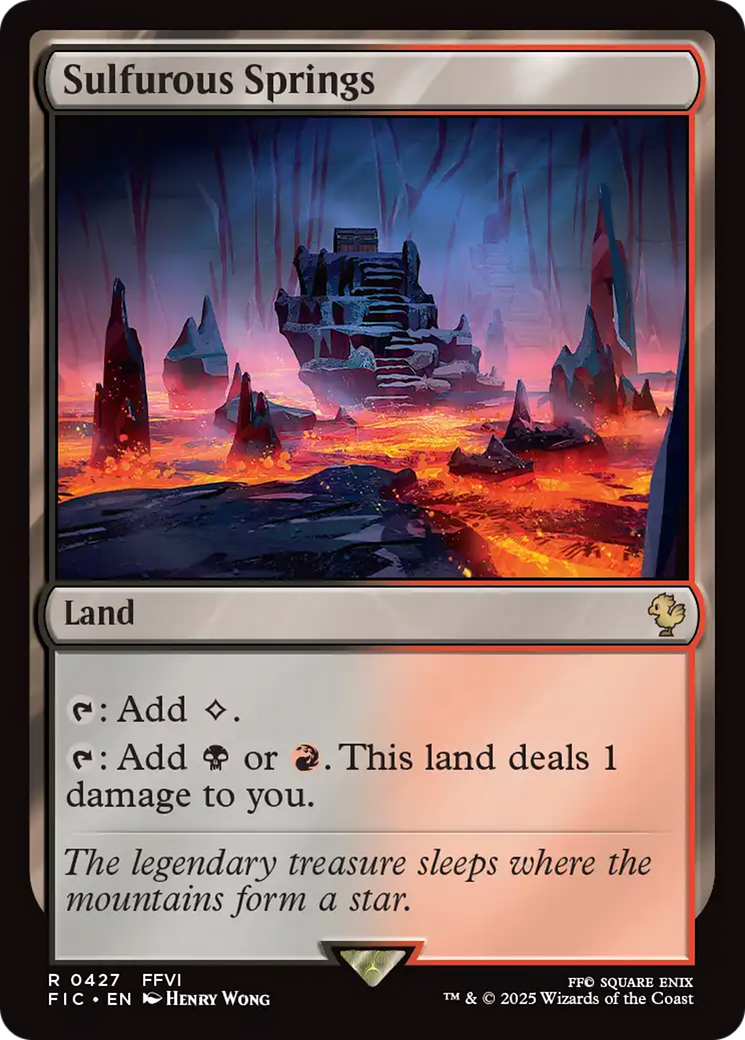 Sulfurous Springs [FINAL FANTASY Commander] | Anubis Games and Hobby