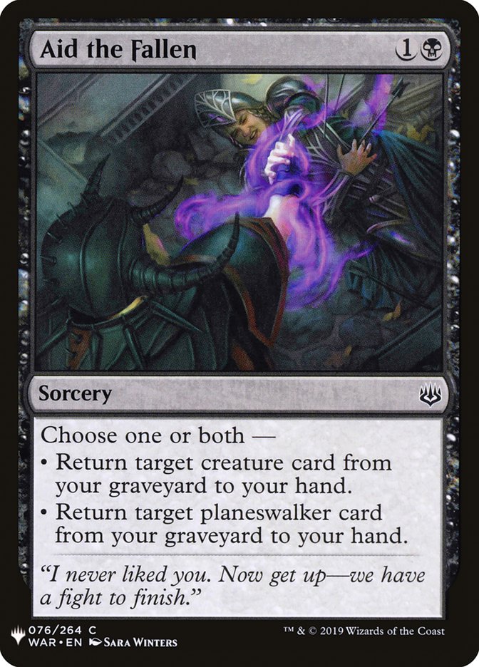 Aid the Fallen [Mystery Booster] | Anubis Games and Hobby