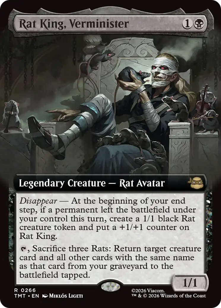 Rat King, Verminister (Extended Art) [Teenage Mutant Ninja Turtles] | Anubis Games and Hobby