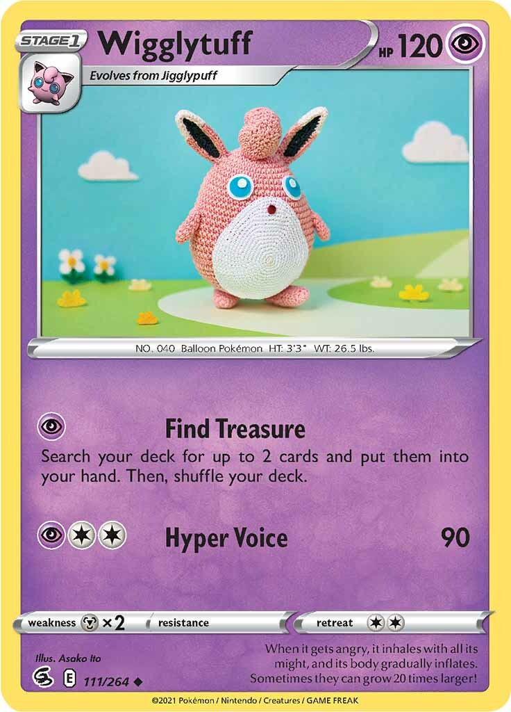 Wigglytuff (111/264) [Sword & Shield: Fusion Strike] | Anubis Games and Hobby