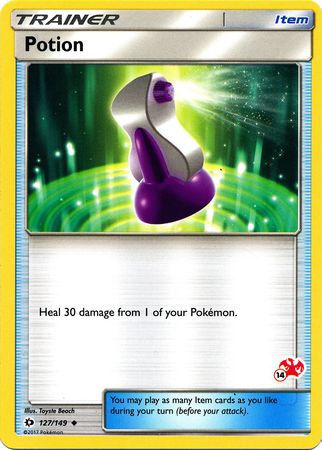Potion (127/149) (Charizard Stamp #14) [Battle Academy 2020] | Anubis Games and Hobby