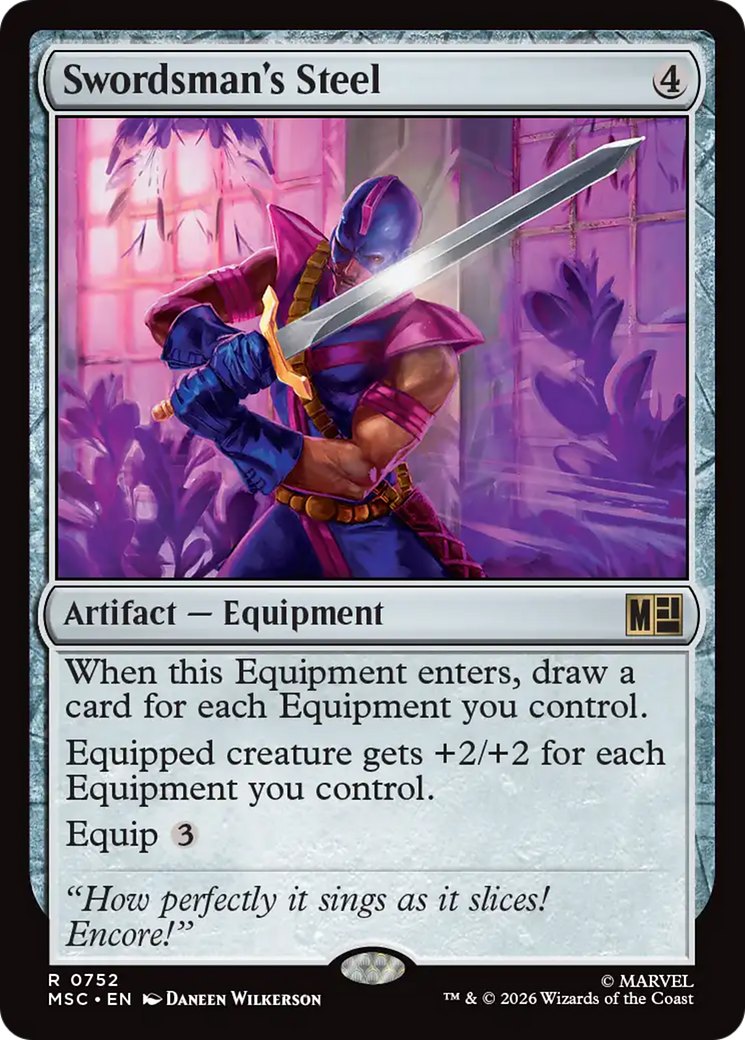 Swordsman's Steel [Marvel Super Heroes Commander] | Anubis Games and Hobby