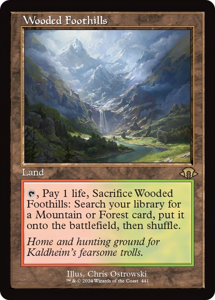 Wooded Foothills (Retro) [Modern Horizons 3] | Anubis Games and Hobby