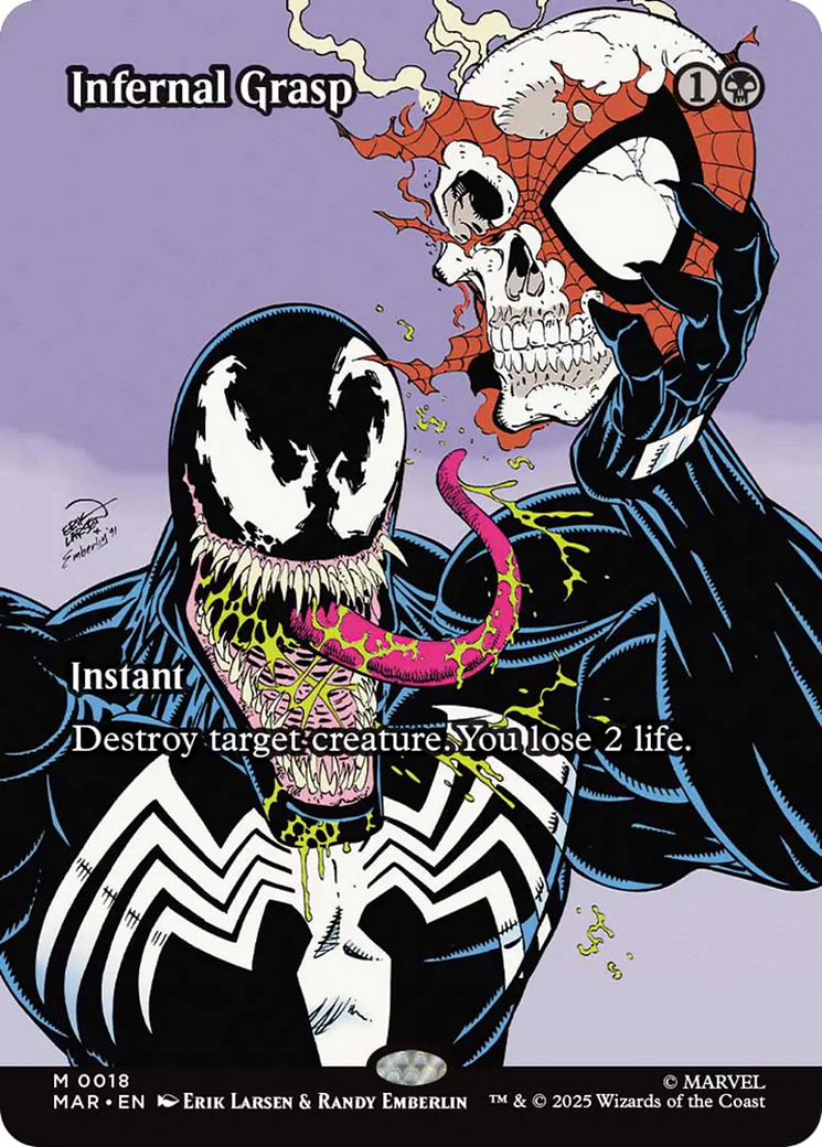 Infernal Grasp (Borderless) [Marvel Universe: Eternal-Legal] | Anubis Games and Hobby