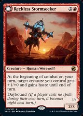 Reckless Stormseeker // Storm-Charged Slasher [Innistrad: Midnight Hunt] | Anubis Games and Hobby