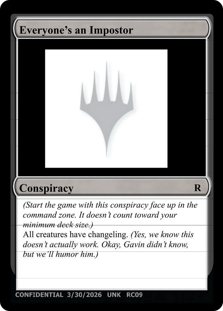 Everyone's an Imposter [Unknown Event] | Anubis Games and Hobby