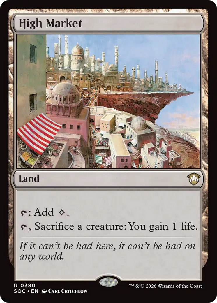 High Market [Secrets of Strixhaven Commander] | Anubis Games and Hobby