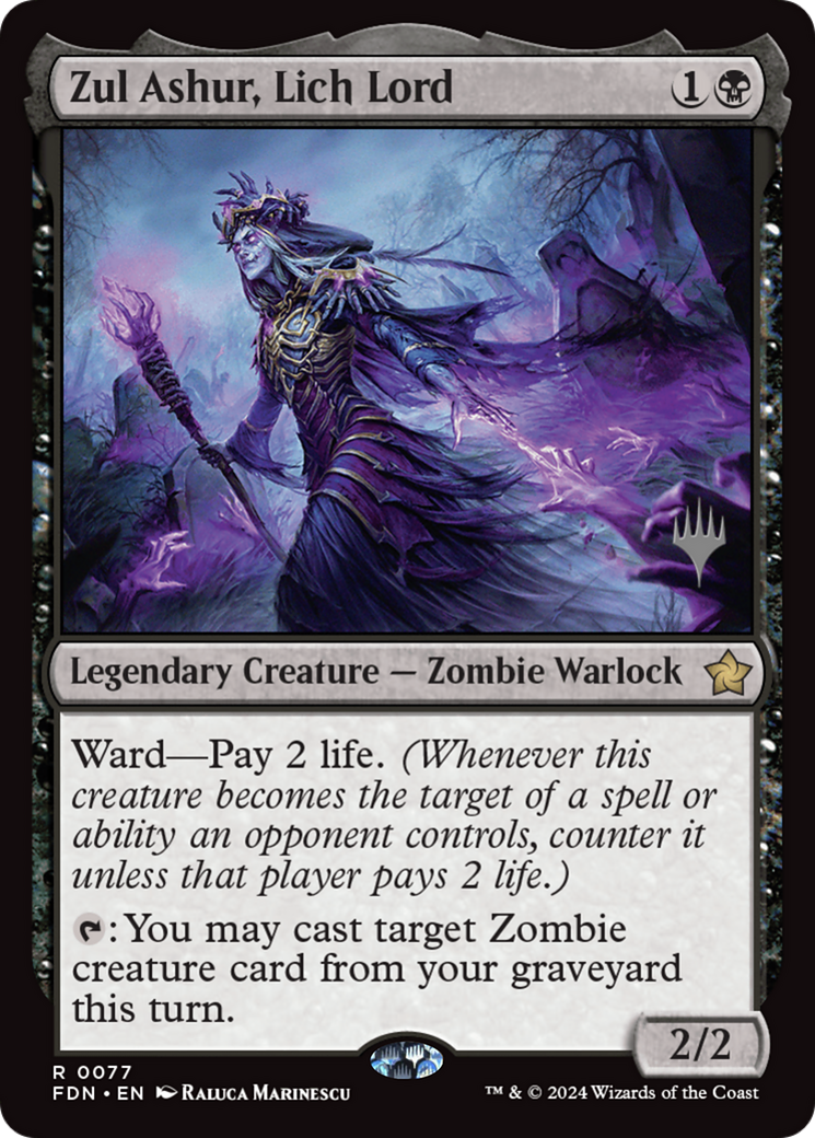 Zul Ashur, Lich Lord [Lorwyn Eclipsed Promos] | Anubis Games and Hobby