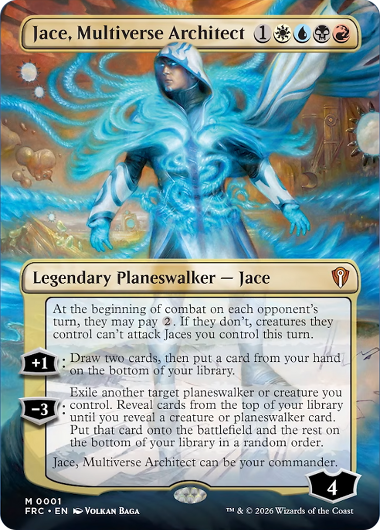 Jace, Multiverse Architect (Borderless) [Reality Fracture Commander] | Anubis Games and Hobby