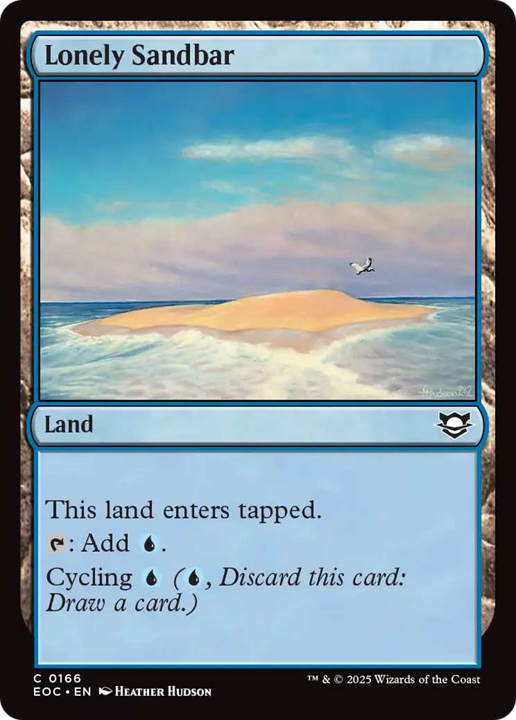 Lonely Sandbar [Edge of Eternities Commander] | Anubis Games and Hobby