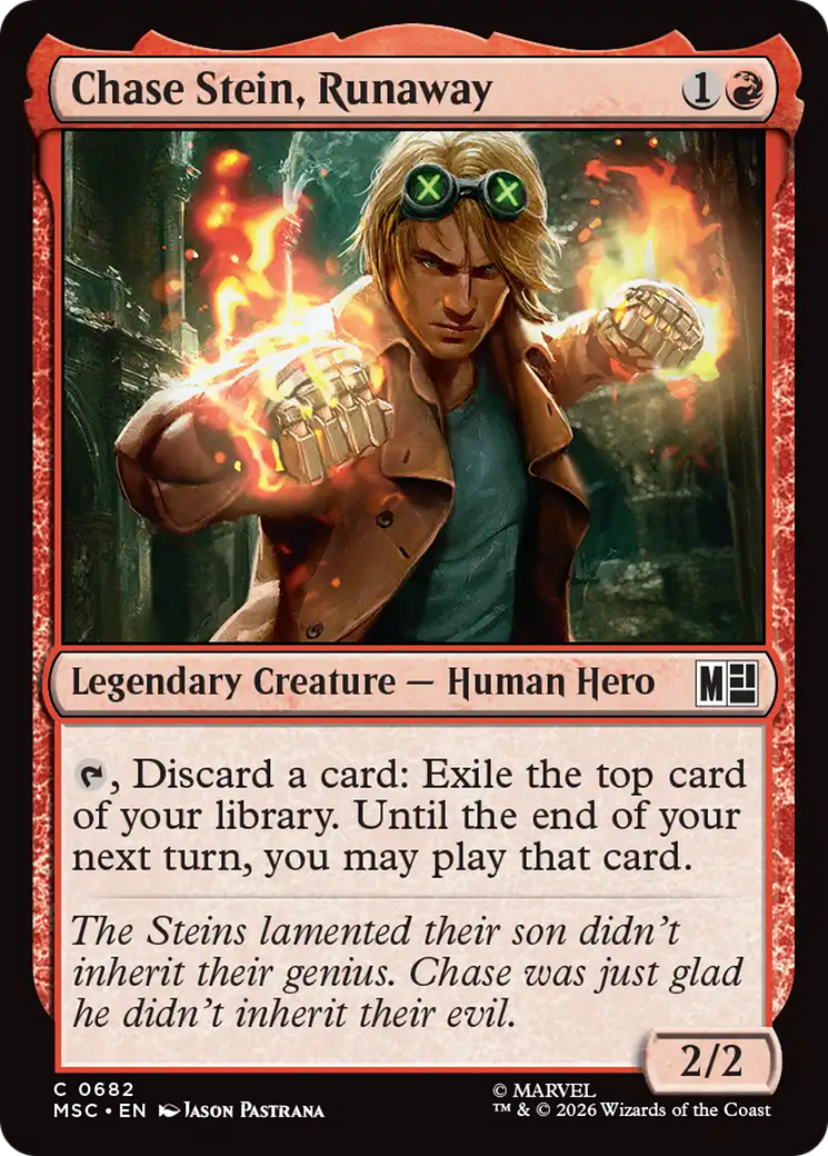 Chase Stein, Runaway [Marvel Super Heroes Commander] | Anubis Games and Hobby