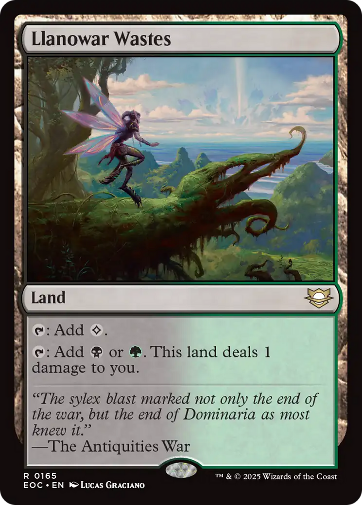 Llanowar Wastes [Edge of Eternities Commander] | Anubis Games and Hobby