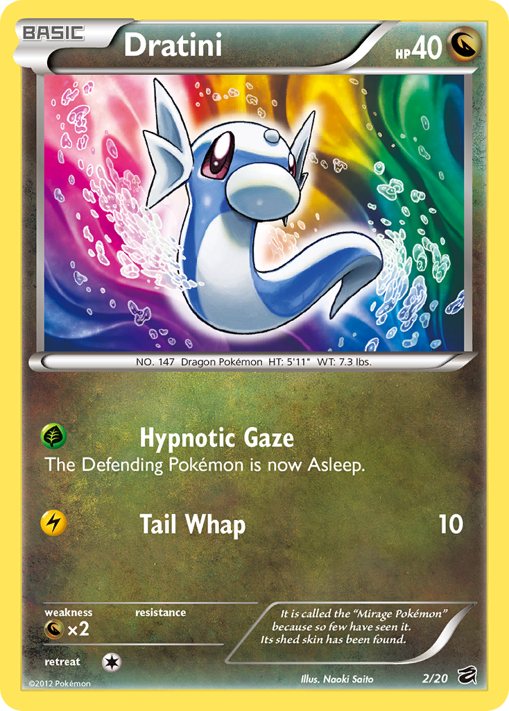 Dratini (2/20) [Black & White: Dragon Vault] | Anubis Games and Hobby