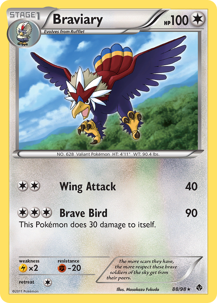 Braviary (88/98) [Black & White: Emerging Powers] | Anubis Games and Hobby