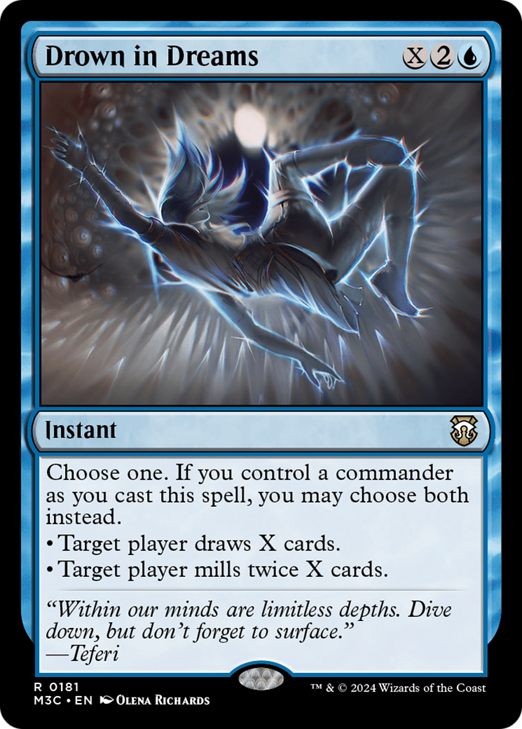 Drown in Dreams (Ripple Foil) [Modern Horizons 3 Commander] | Anubis Games and Hobby