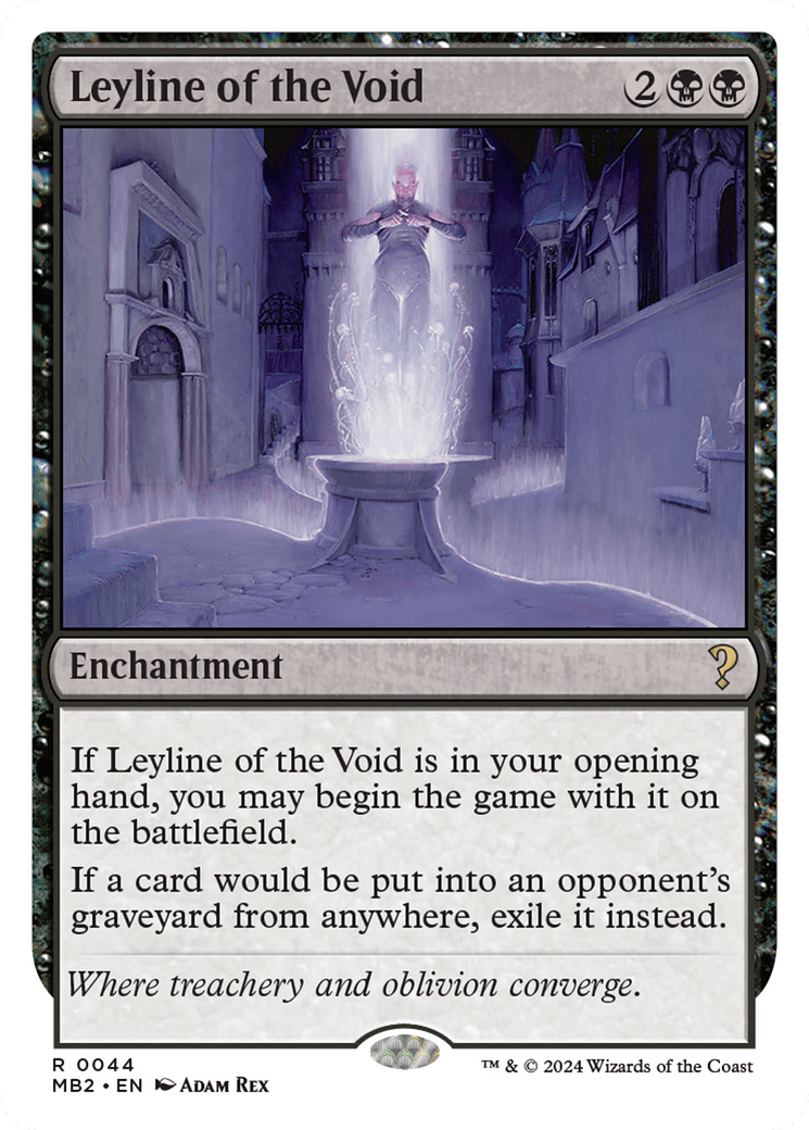 Leyline of the Void (White Border) [Mystery Booster 2] | Anubis Games and Hobby