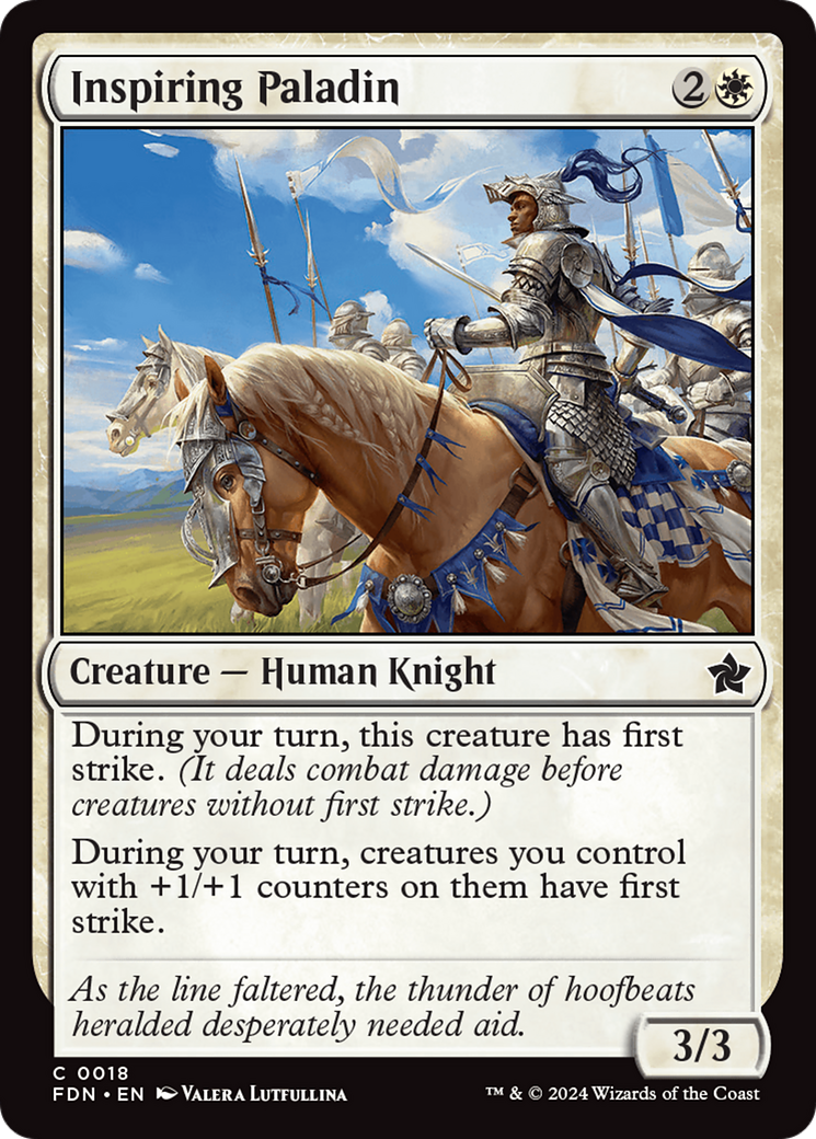 Inspiring Paladin [Foundations] | Anubis Games and Hobby