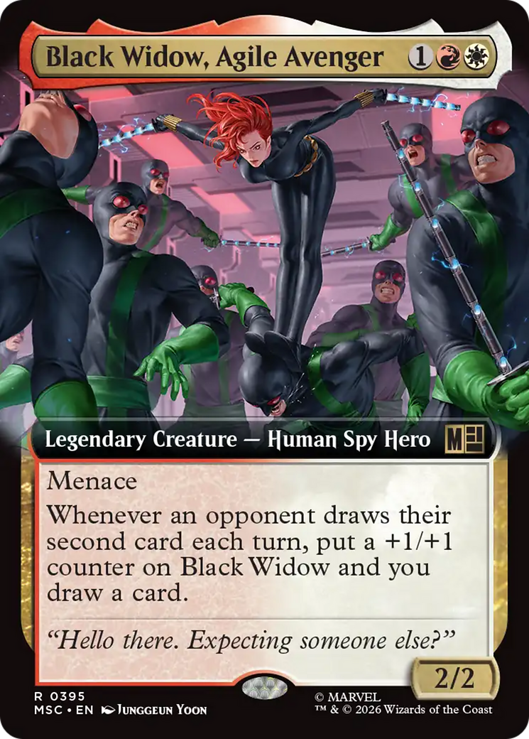 Black Widow, Agile Avenger (Extended Art) [Marvel Super Heroes Commander] | Anubis Games and Hobby