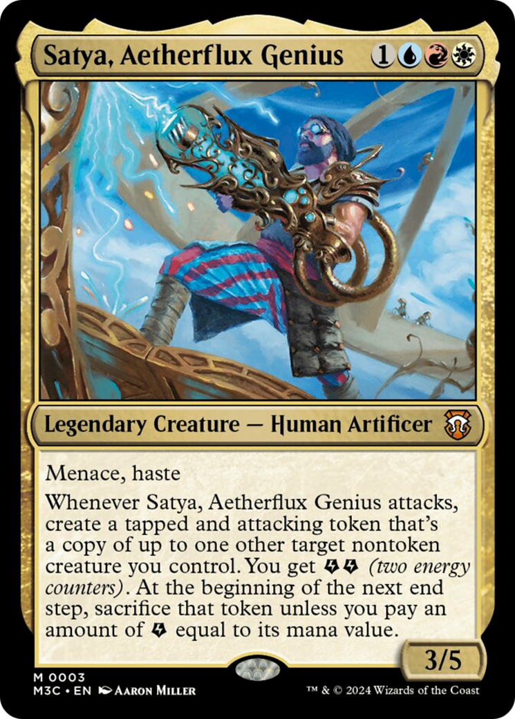 Satya, Aetherflux Genius [Modern Horizons 3 Commander] | Anubis Games and Hobby