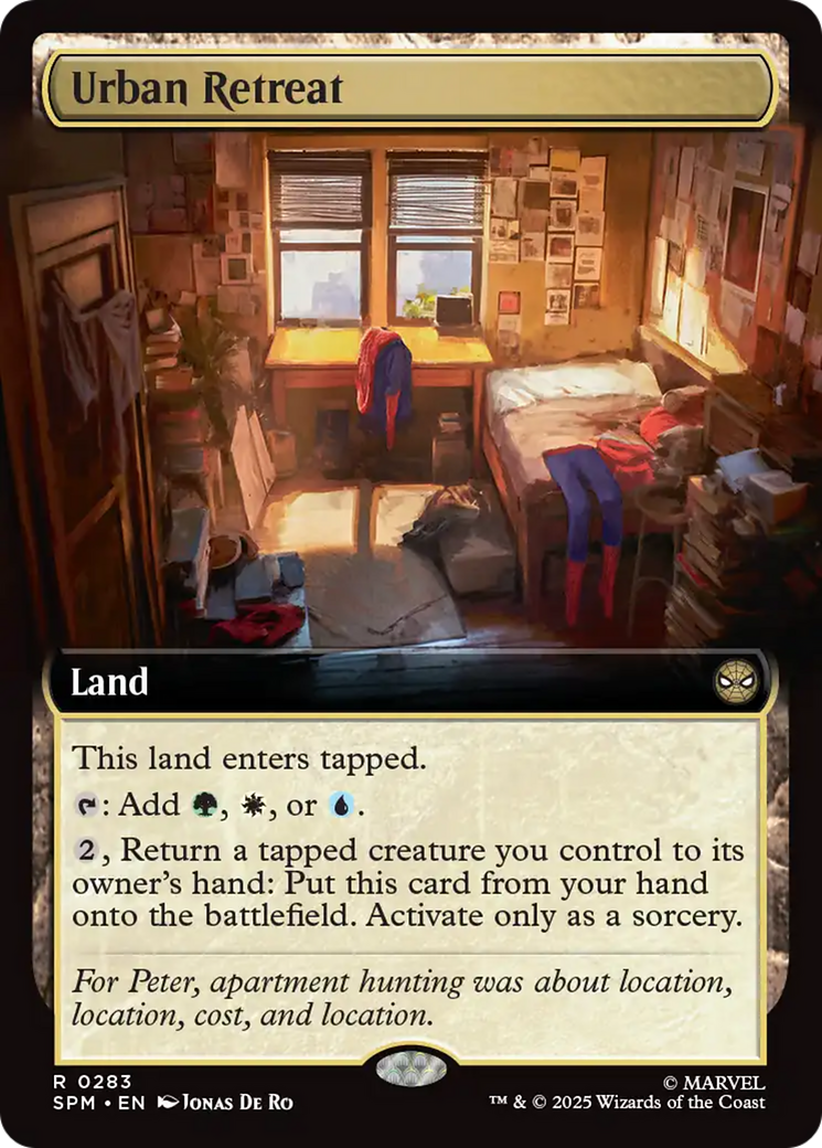 Urban Retreat (Extended Art) [Marvel's Spider-Man] | Anubis Games and Hobby