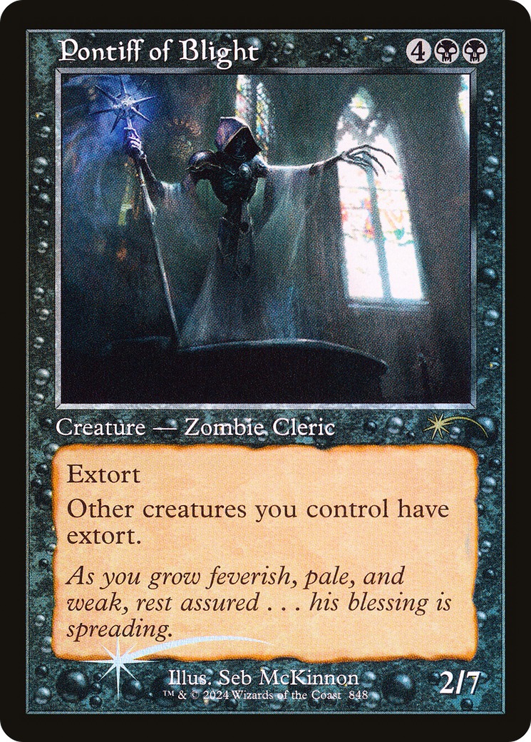 Pontiff of Blight (Retro Frame) [Secret Lair Drop Series] | Anubis Games and Hobby
