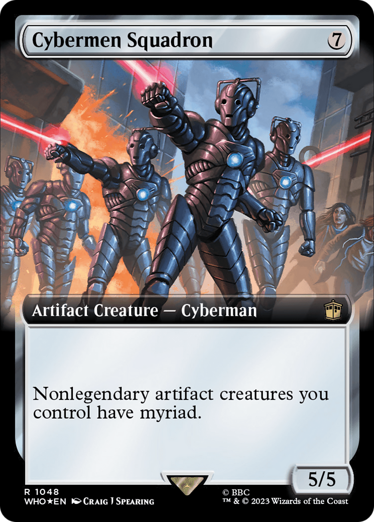 Cybermen Squadron (Extended Art) (Surge Foil) [Doctor Who] | Anubis Games and Hobby