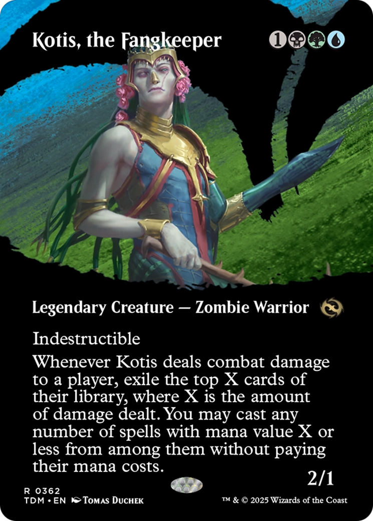 Kotis, the Fangkeeper (Borderless) [Tarkir: Dragonstorm] | Anubis Games and Hobby