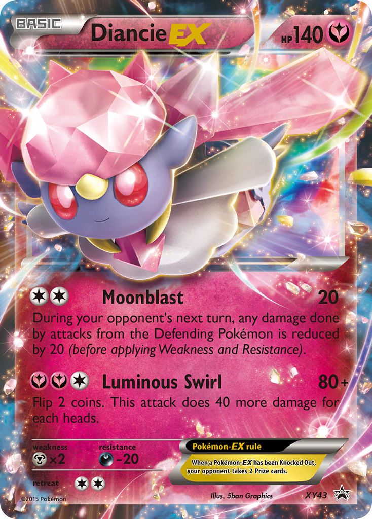 Diancie EX (XY43) [XY: Black Star Promos] | Anubis Games and Hobby