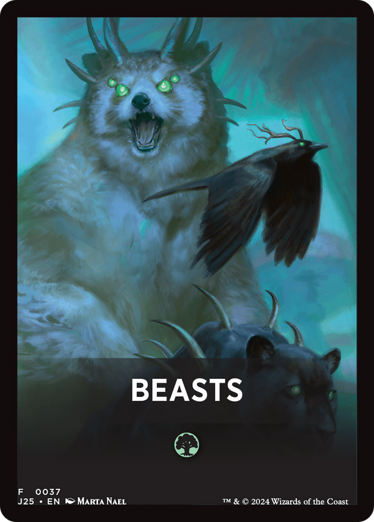 Beasts Theme Card [Foundations Jumpstart Front Cards] | Anubis Games and Hobby