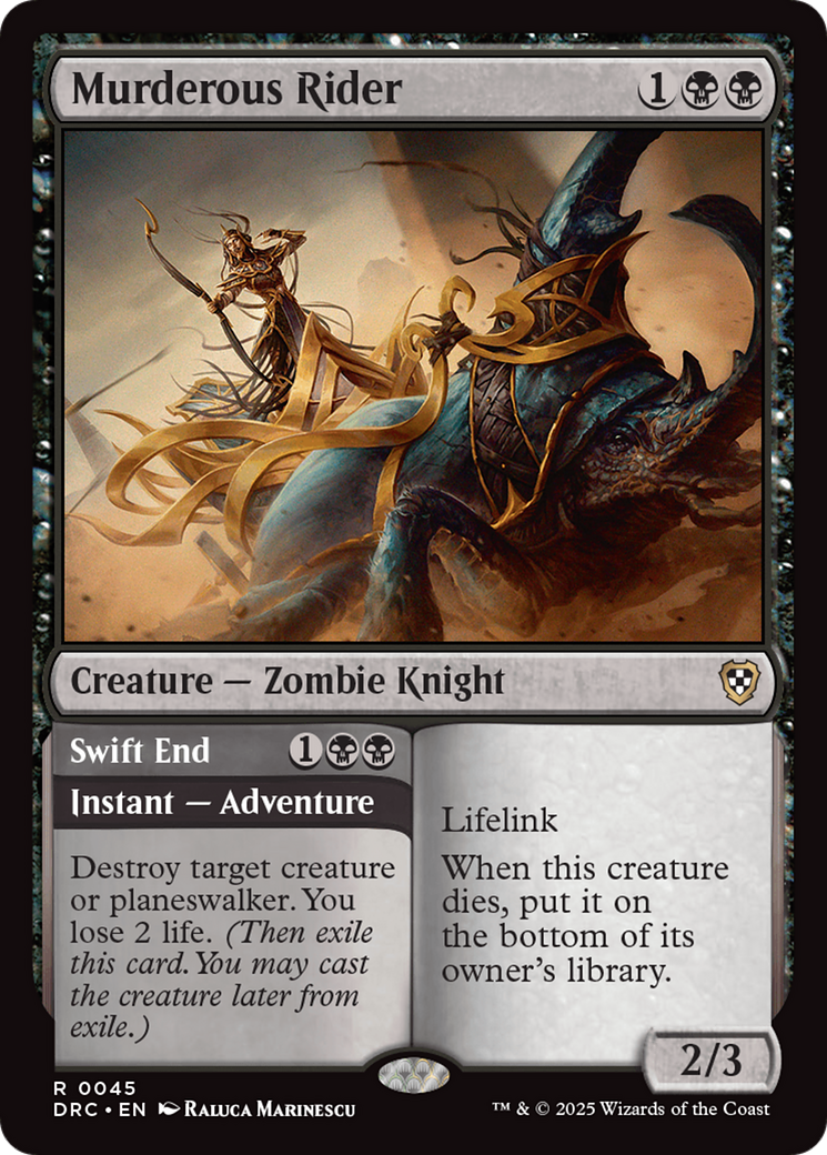 Murderous Rider [Aetherdrift Commander] | Anubis Games and Hobby