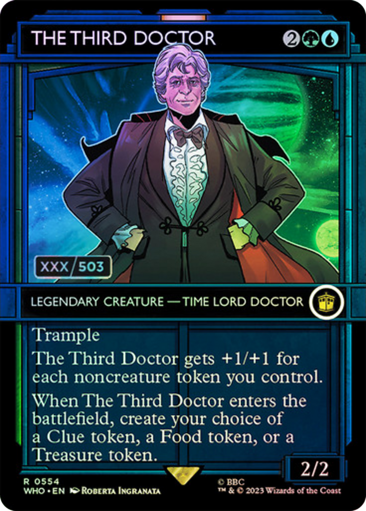 The Third Doctor (Serial Numbered) [Doctor Who] | Anubis Games and Hobby