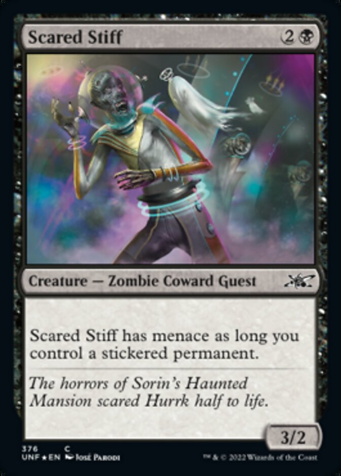 Scared Stiff (Galaxy Foil) [Unfinity] | Anubis Games and Hobby