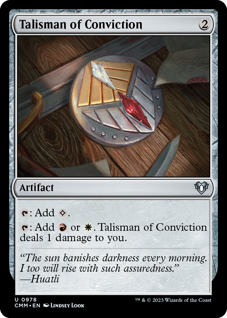 Talisman of Conviction [Commander Masters] | Anubis Games and Hobby