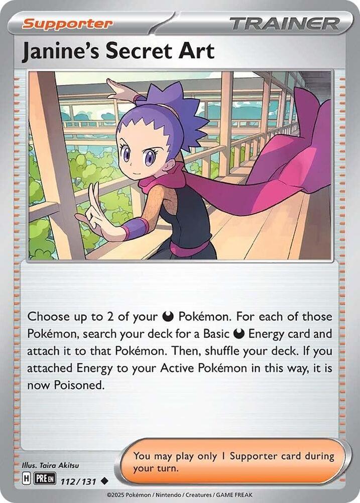 Janine's Secret Art (112/131) [Scarlet & Violet: Prismatic Evolutions] | Anubis Games and Hobby