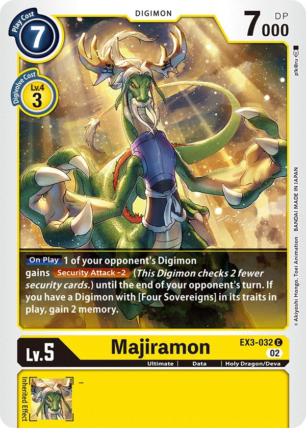 Majiramon [EX3-032] [Draconic Roar] | Anubis Games and Hobby