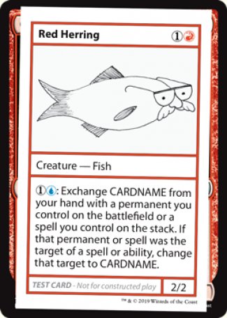 Red Herring (2021 Edition) [Mystery Booster Playtest Cards] | Anubis Games and Hobby