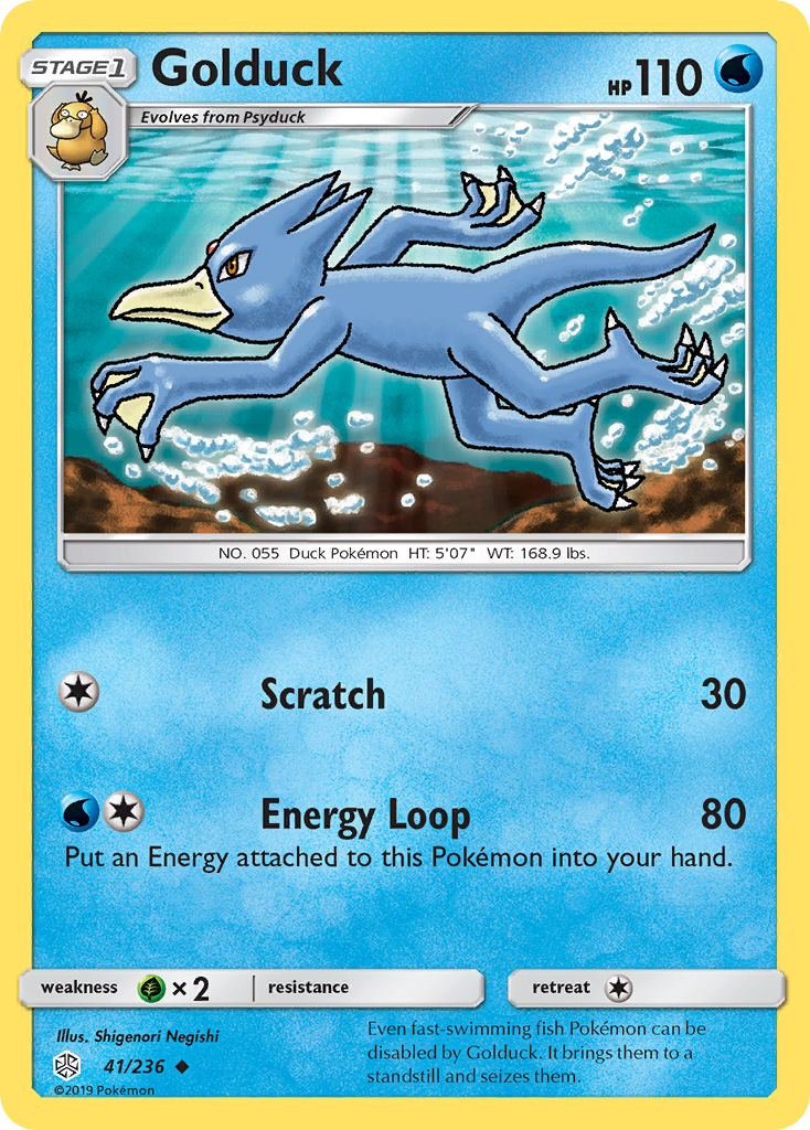 Golduck (41/236) [Sun & Moon: Cosmic Eclipse] | Anubis Games and Hobby