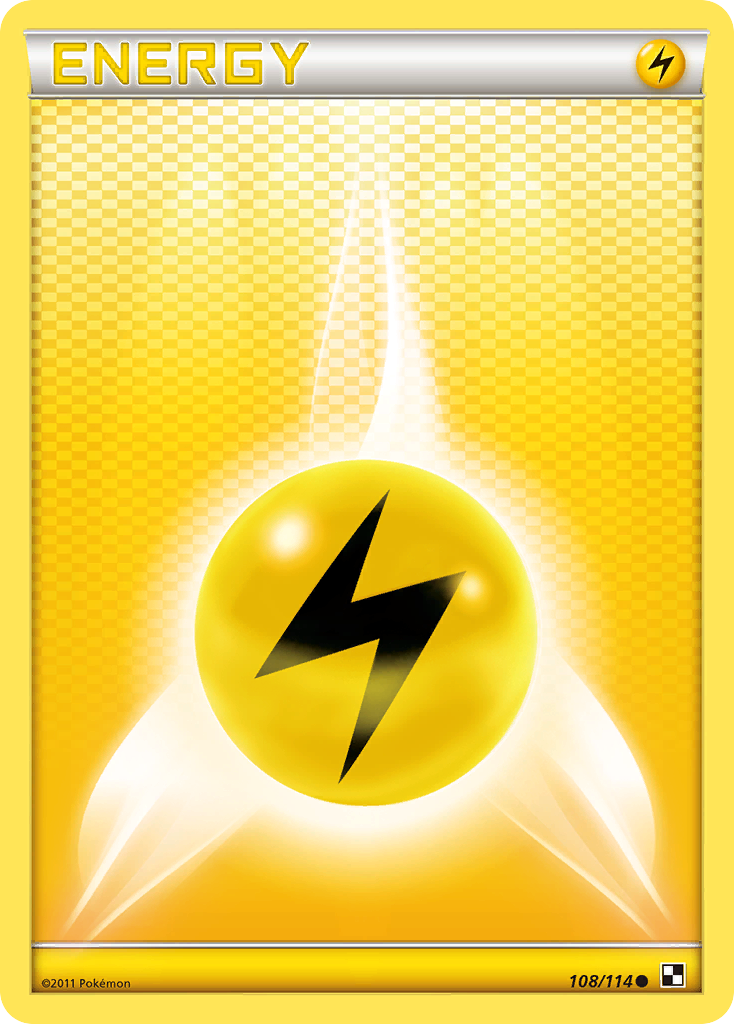 Lightning Energy (108/114) [Black & White: Base Set] | Anubis Games and Hobby