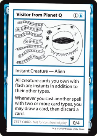 Visitor from Planet Q (2021 Edition) [Mystery Booster Playtest Cards] | Anubis Games and Hobby