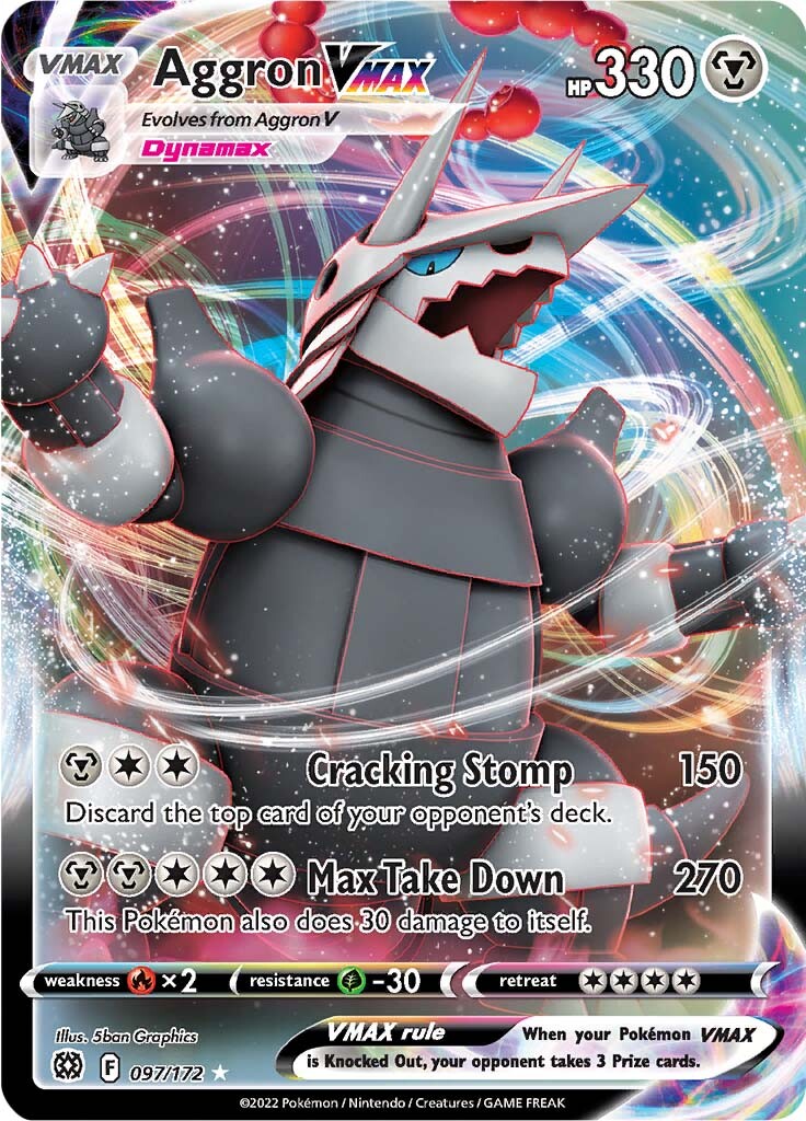 Aggron VMAX (097/172) [Sword & Shield: Brilliant Stars] | Anubis Games and Hobby