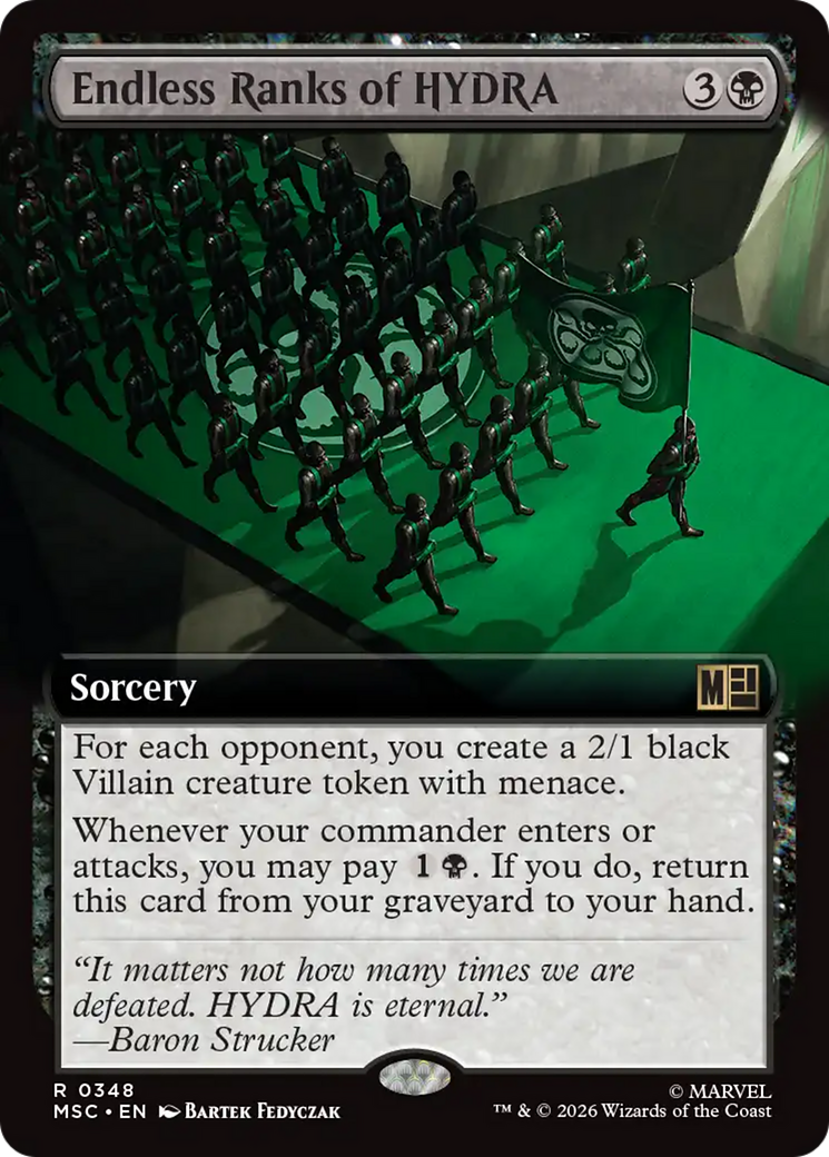 Endless Ranks of HYDRA (Extended Art) [Marvel Super Heroes Commander] | Anubis Games and Hobby