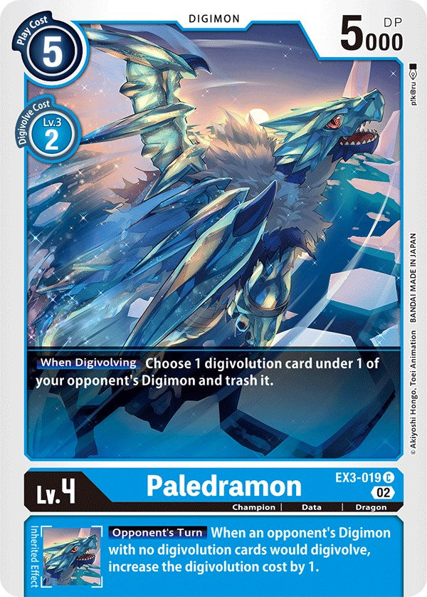 Paledramon [EX3-019] [Draconic Roar] | Anubis Games and Hobby