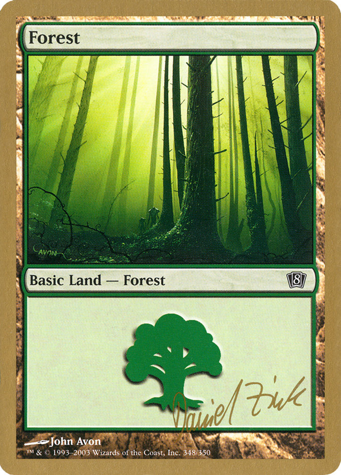 Forest (dz348) (Daniel Zink) [World Championship Decks 2003] | Anubis Games and Hobby