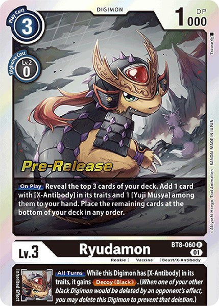 Ryudamon [BT8-060] [New Awakening Pre-Release Cards] | Anubis Games and Hobby