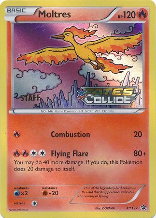 Moltres (XY127) (Staff) [XY: Black Star Promos] | Anubis Games and Hobby