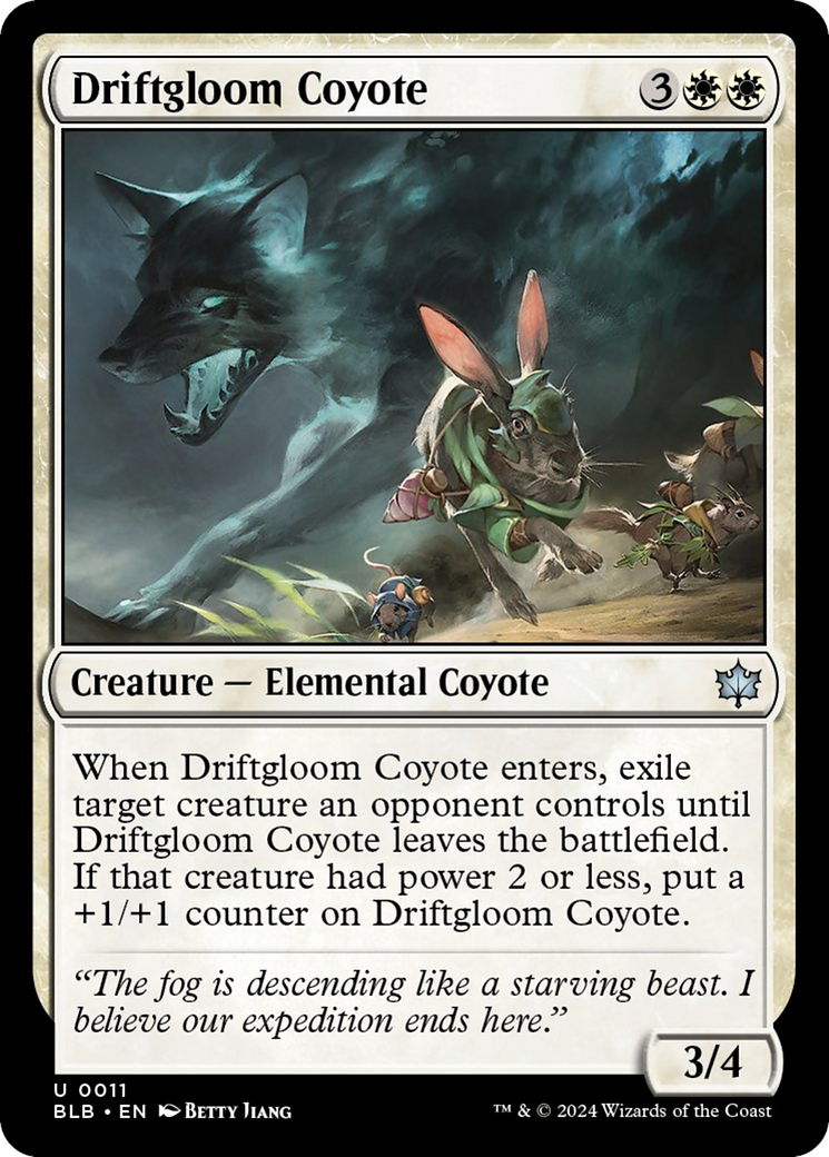 Driftgloom Coyote [Bloomburrow] | Anubis Games and Hobby