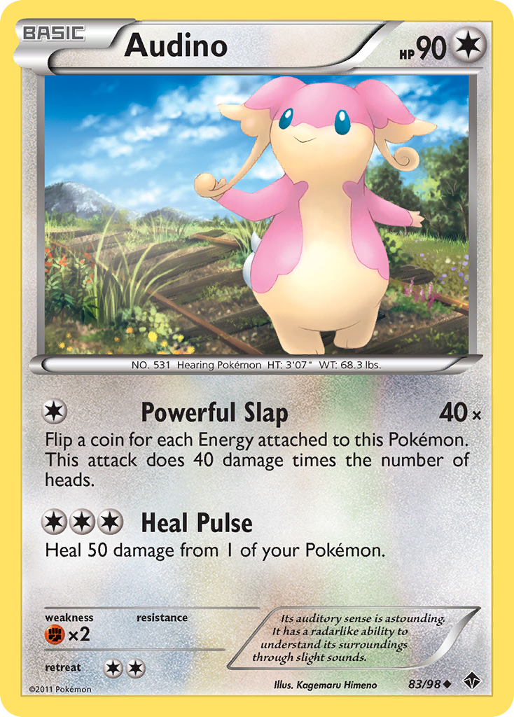 Audino (83/98) [Black & White: Emerging Powers] | Anubis Games and Hobby