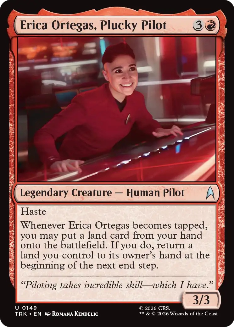 Erica Ortegas, Plucky Pilot [Star Trek] | Anubis Games and Hobby