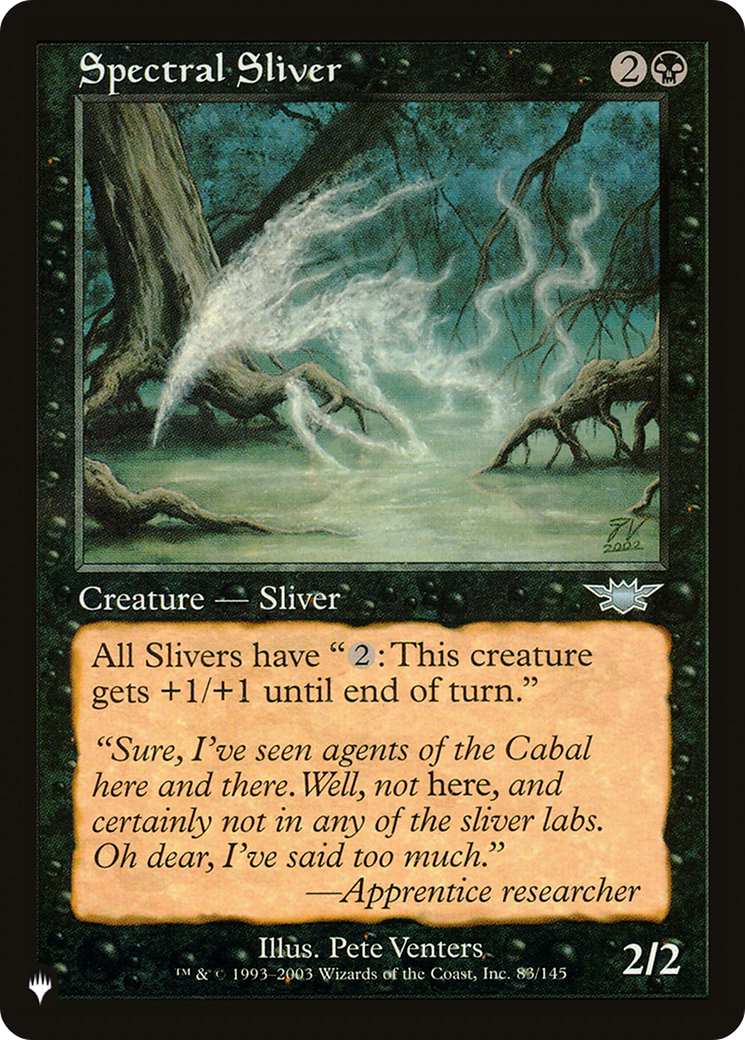 Spectral Sliver [The List] | Anubis Games and Hobby